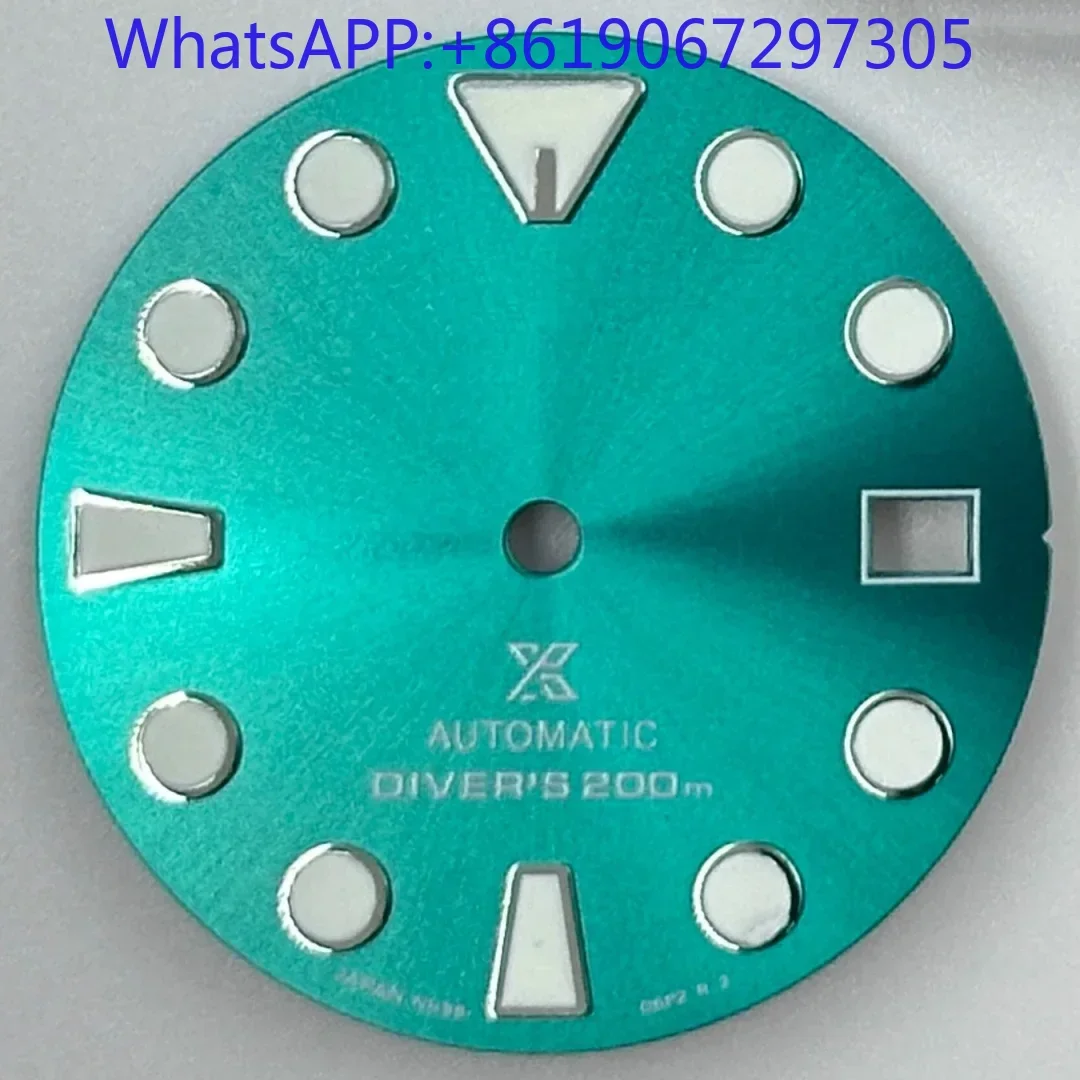 

2025 new Classic Sports Diver's 200m Sunburst Watch Dial Suitable for NH35/4R Automatic Movement Green lume NH35 Case Mod Parts
