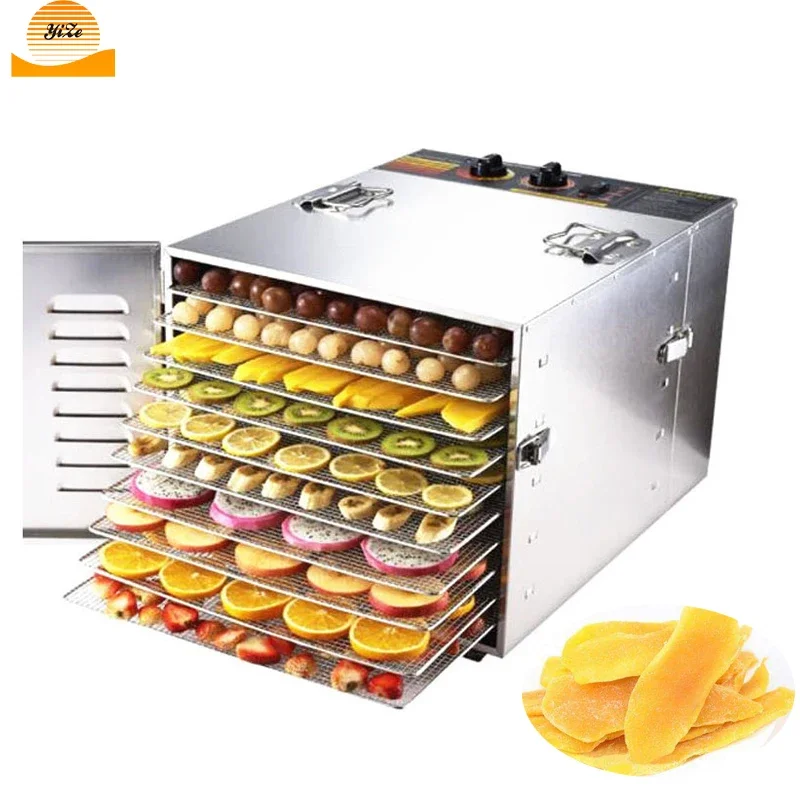 Home Food Dehydrator Cabinet Dryer Household Stainless Steel Dry Fruit Machine