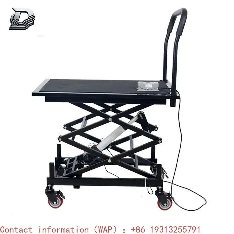 【Best-selling】Electric Adjustable Work Platform For Indoor Renovation Tile Installation Portable Folding Scaffold With Wheels To
