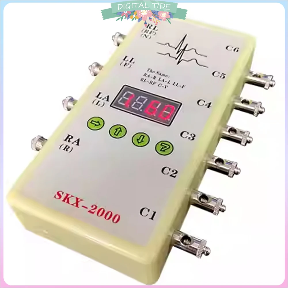 SKX-2000C ECG Simulator, Precision ECG Signal Generator, Medical Calibration Device for ECG Machine Testing