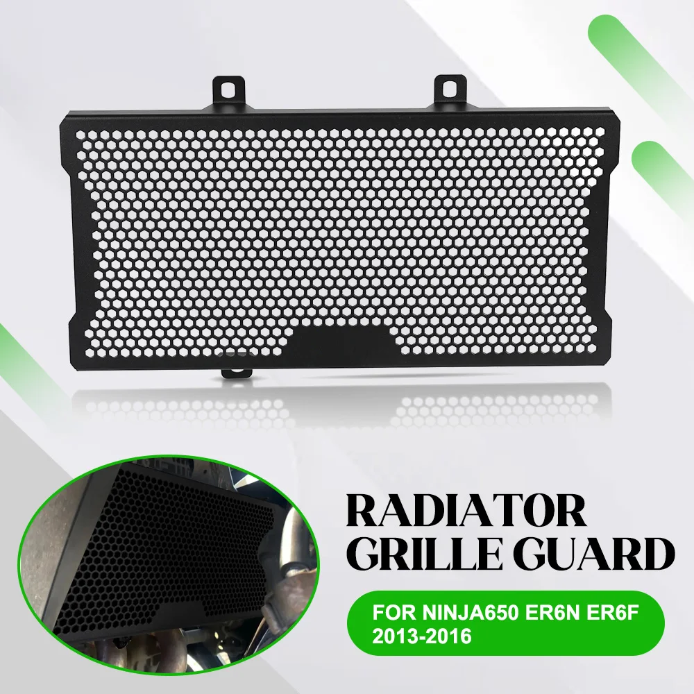 

For Kawasaki Ninja650 ER-6N ER6N ER6F Ninja 650 2013 2014 2015 2016 Motorcycle Radiator Grille Guard Cover Water Tank Protection