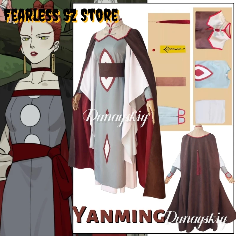 

The Legend Of Hei Yanming "Ming Wang" Comic Version Cosplay תחפושות - Full Set Ancient Style Anime Outfit For Comic Con
