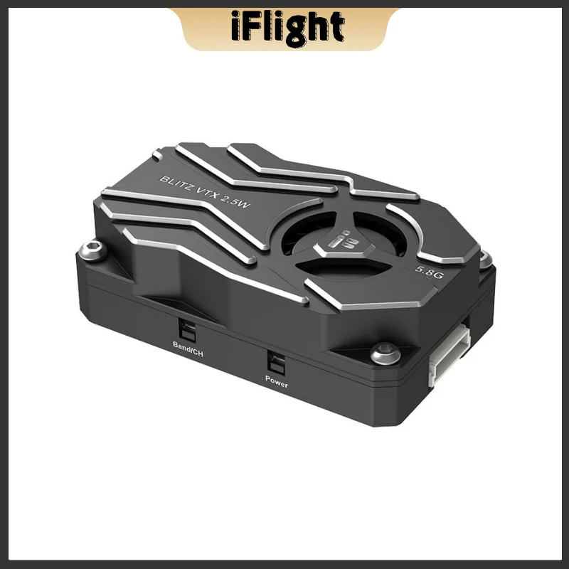 iFlight BLITZ Whoop 5.8G 2.5W VTX 40CH Raceband Built-in Microphone CNC Shell Cooling Fan 2-8S 25.5X25.5mm for RC FPV Long Range