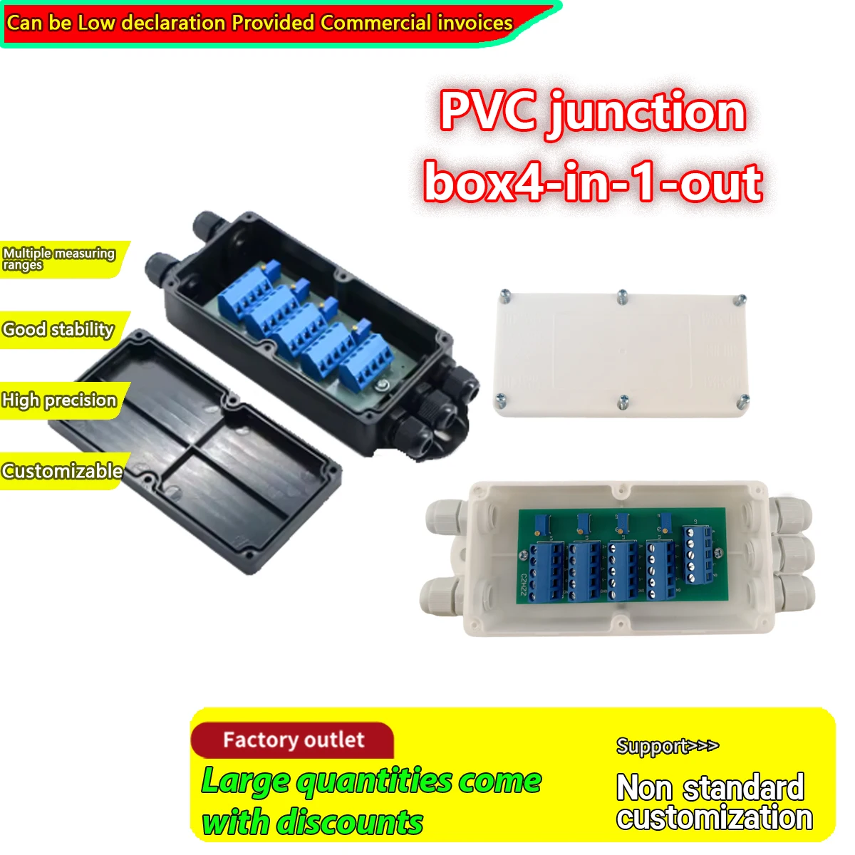 Industrial Plastic Junction Box, Waterproof, Dustproof, IP65 Rated, Perfect for Heavy Duty Applications  Testing Machines