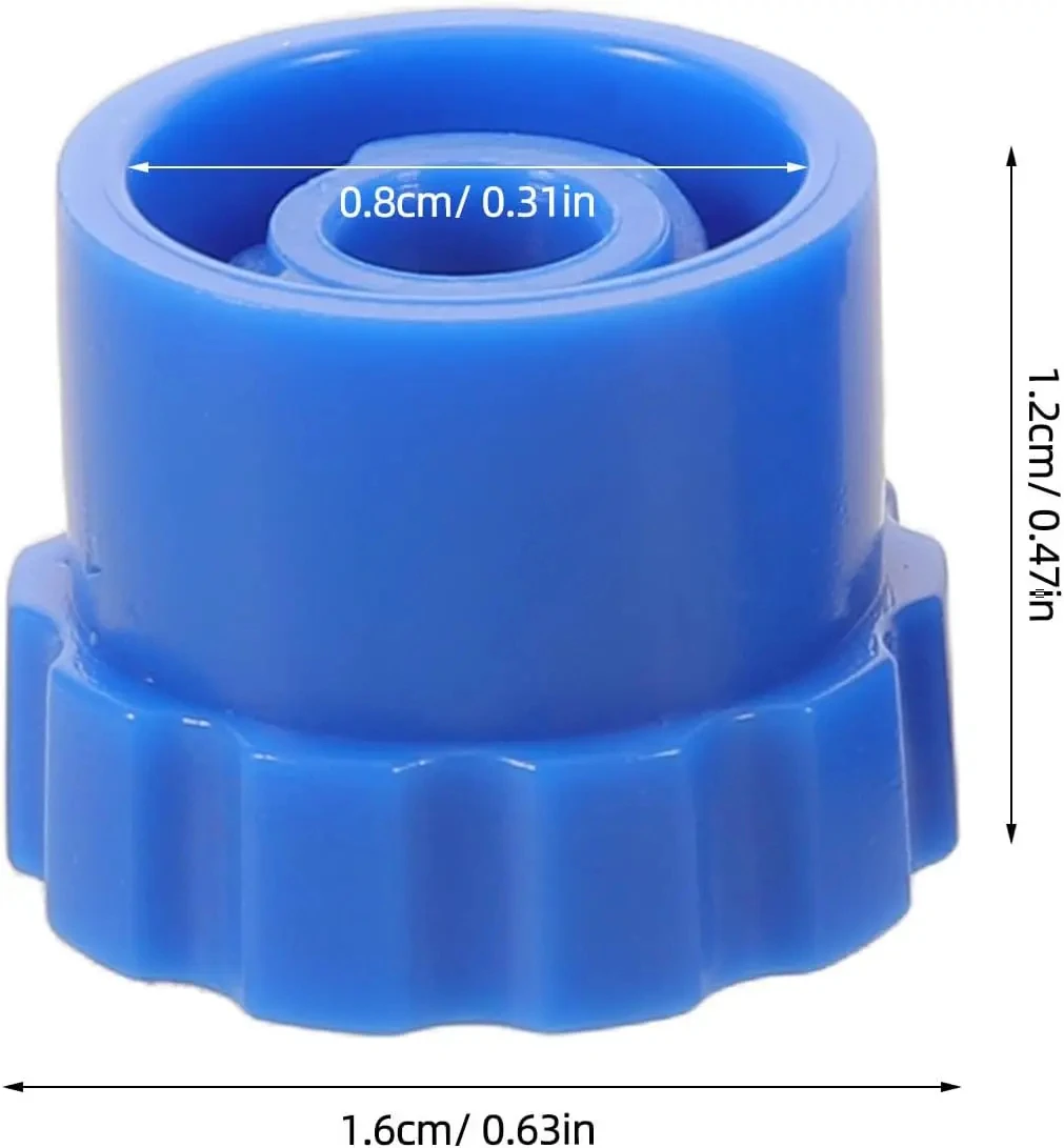 20/50/100pcs Laboratory syringe tip cap, Luer lock screw cap, precision syringe tip, laboratory liquid distribution cap