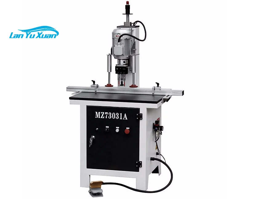 

High speed single head vertical woodworking hinge boring drilling machine