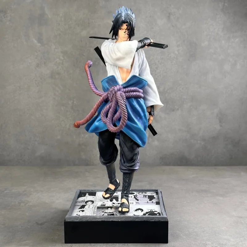 

Bandai Nirvana Sasuke Shining Ninja Anime Trendy Play Desktop Accessories Birthday Gift Statue GK Handmade Model Ornament