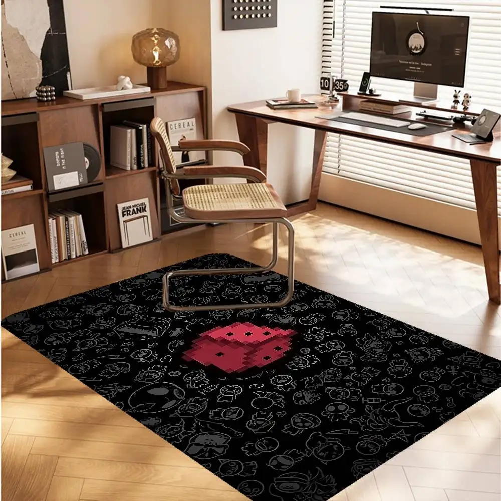 Anime The Binding Of Isaac Hallway Carpet Non-Slip Laundry Room Mat Laundry Decor Balcony Child Living Room Toilet Rug