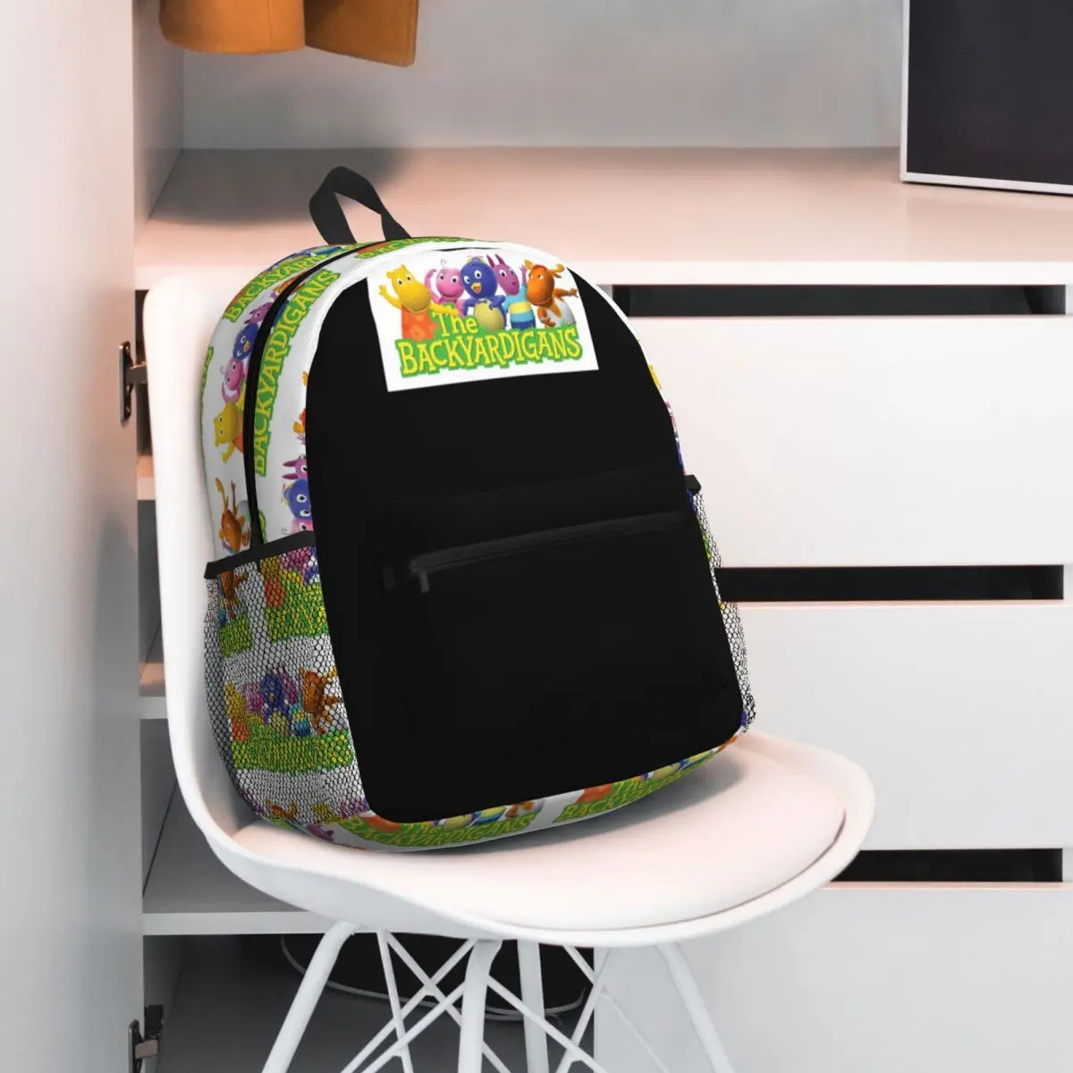 

Забавный рюкзак на заднем дворе, рюкзак большой емкости, детская сумка для книг, школьная сумка, сумки на плечо для мужчин и женщин