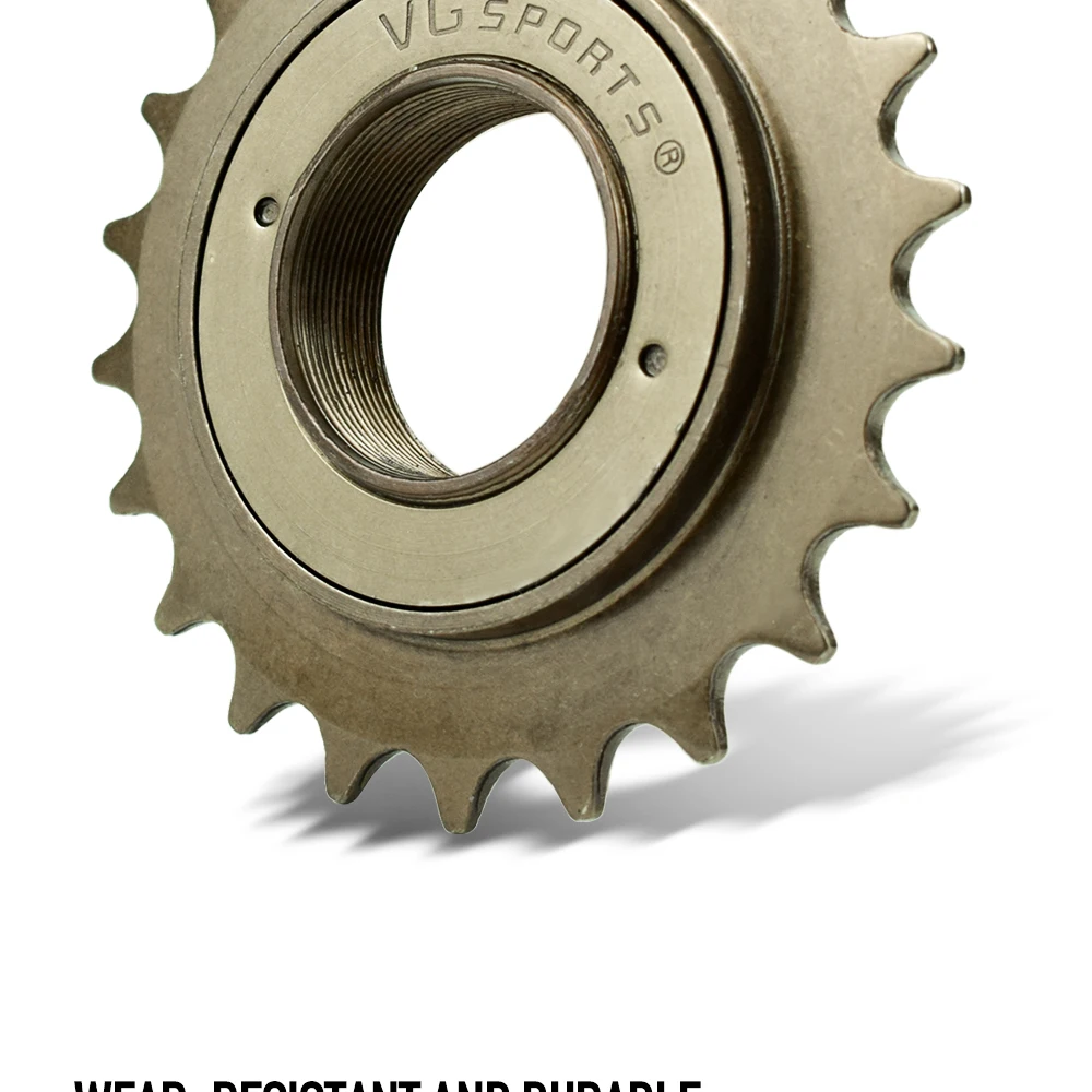 1 Stück 16T 18T 20T 22T 24T Singlespeed-Fahrradfreilauf, kompatibel mit Gewinde-Freilaufnaben, Ersatz-Fahrradteile, Fahrradzubehör – Detail 7