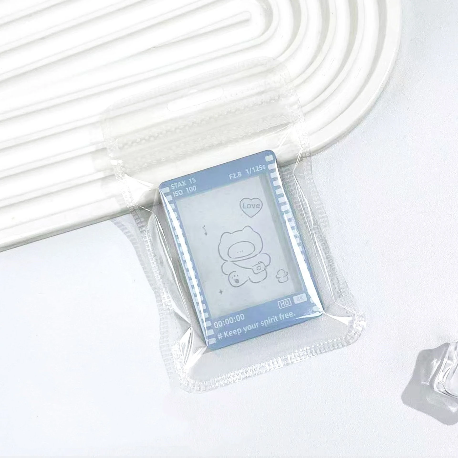 Acrylic Photo Frame Fridge Magnet Compact Transparent Display Frame 2-Inch Photo Frame Magnet Mini For Fridge Office Decor