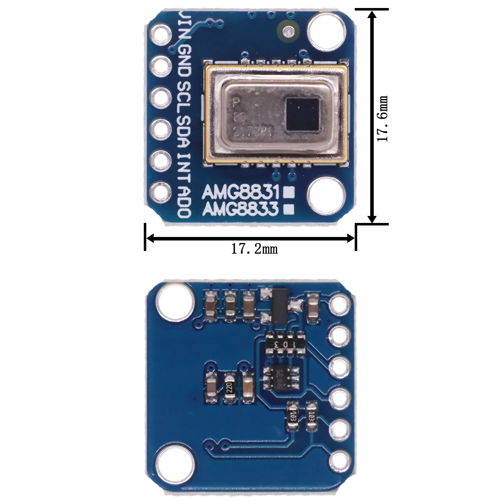 Official AMG8833 IR 8*8 Thermal Imager Array Temperature Sensor Module 8x8 Infrared Camera Sensor