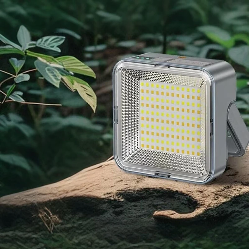 

Handheld Lamp Solar Energy Emergency Light Outdoor Camping Supplies Outdoor Rechargeable LED Light Bulb Hiking Portable 2400MAH