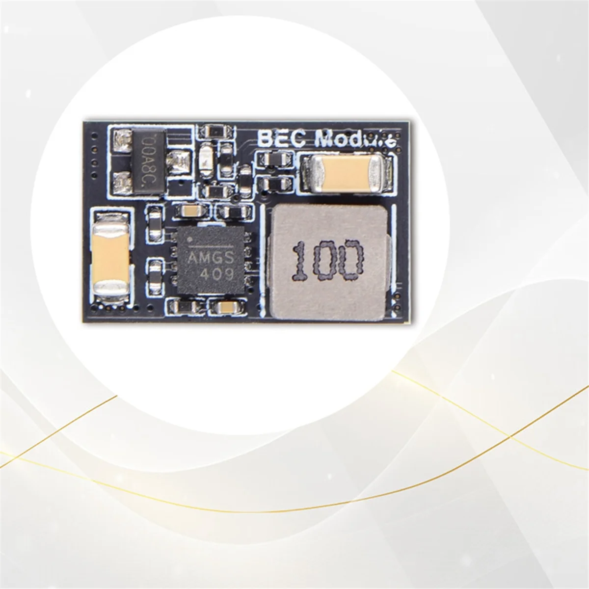 Módulo ABJZ COB 5V 10V 12V BEC com interruptor de controle para estranho 25/35 COB Light RC FPV Racing Drone