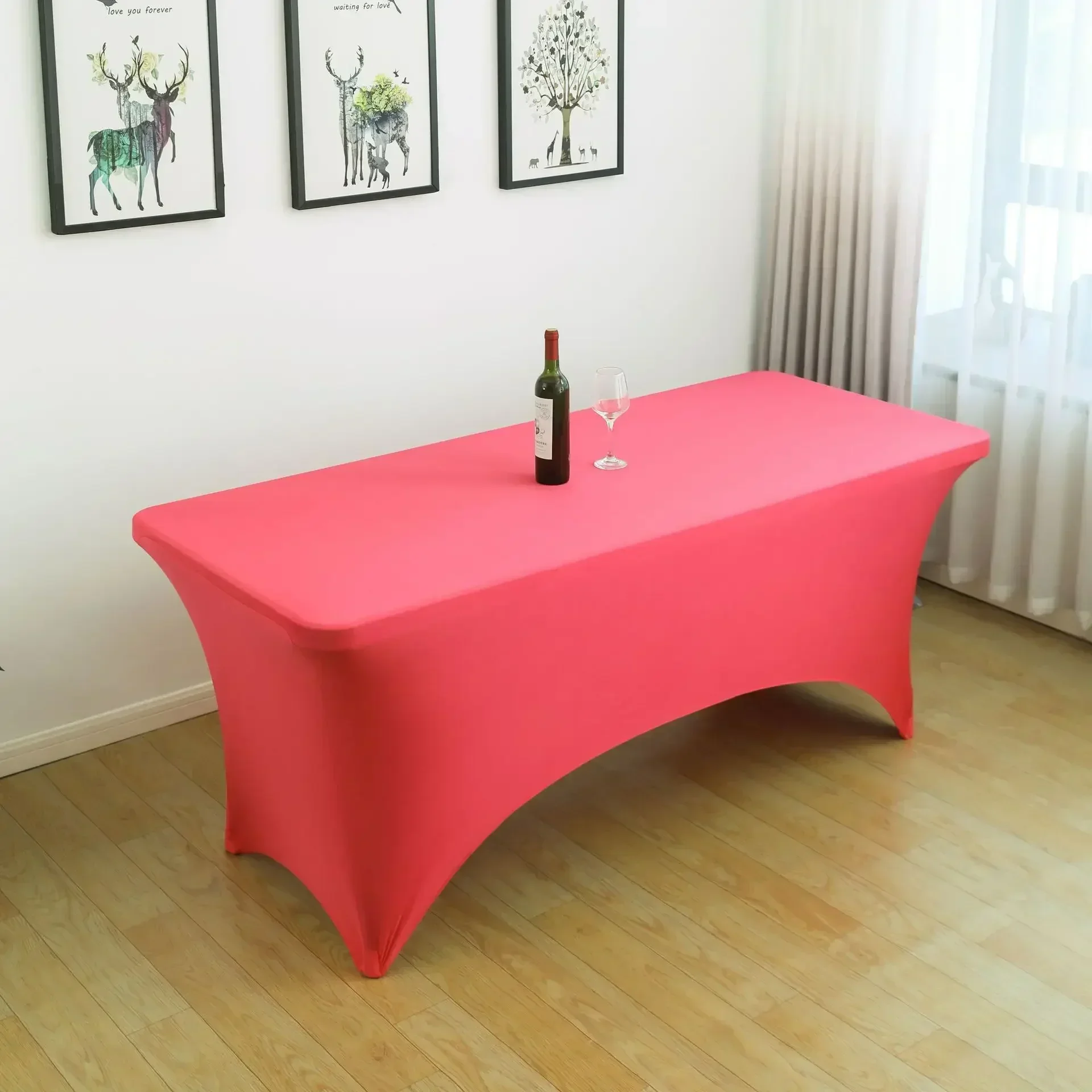 2024 September new tablecloth waterproof oil party cloth activities-D