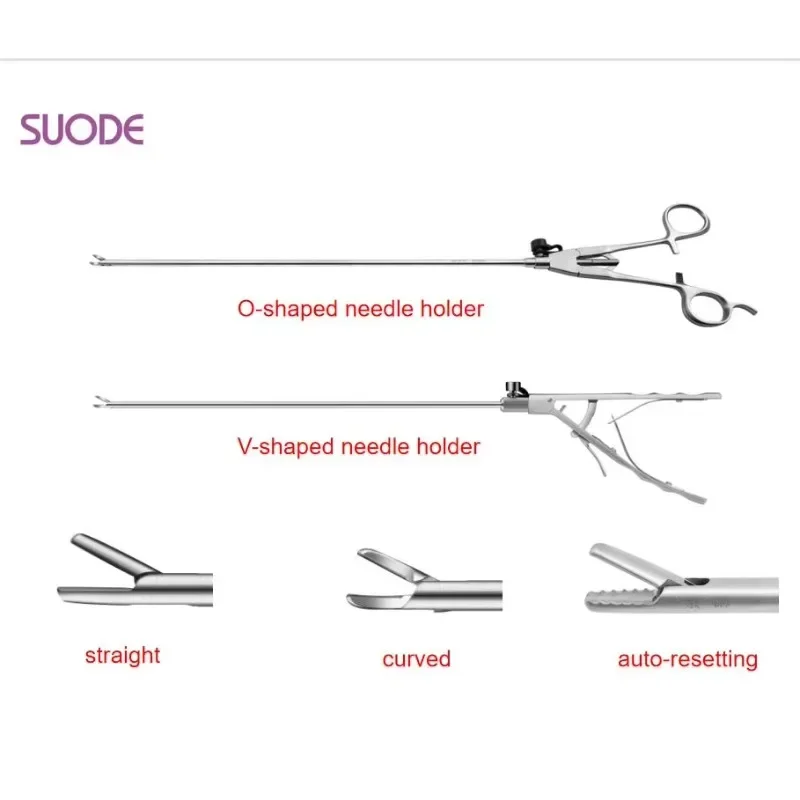 SUODE China Wholesale Factory Laparoscopy Surgical Instruments Holder Endoscope Forceps