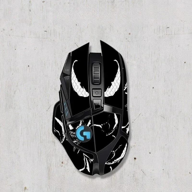 LogitechG502 Cinta de agarre para ratón Skate pegatina hecha a mano piel de lagarto antideslizante chupar el sudor pegatina antideslizante sin ratón