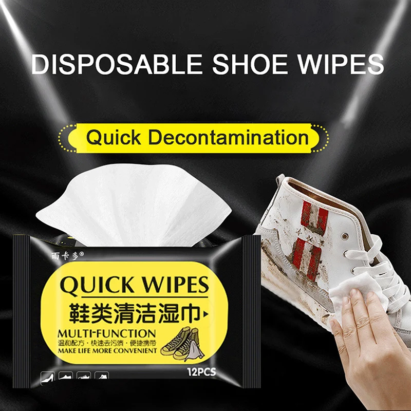 Disposable Shoe Wipes Cleaning Tools Care Shoes Useful Fast Scrubbing Clean Wipe