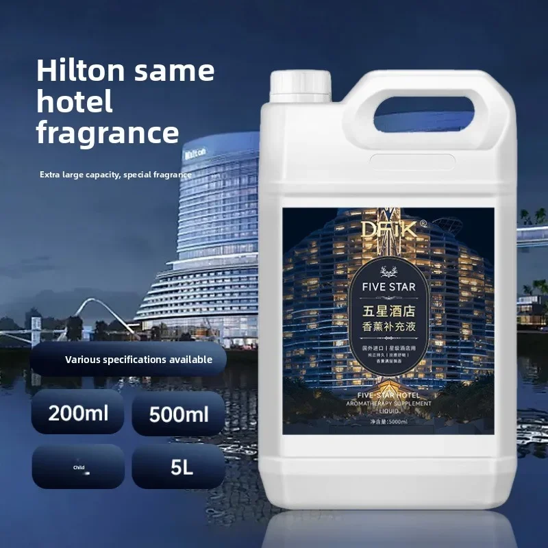 200ML-500ML Ölbasierter Aroma-Diffusor Nachfüllflüssigkeit für Zuhause und Büro Lufterfrischer Hilton Hotel Duftöl Reed-Diffusor-Sets