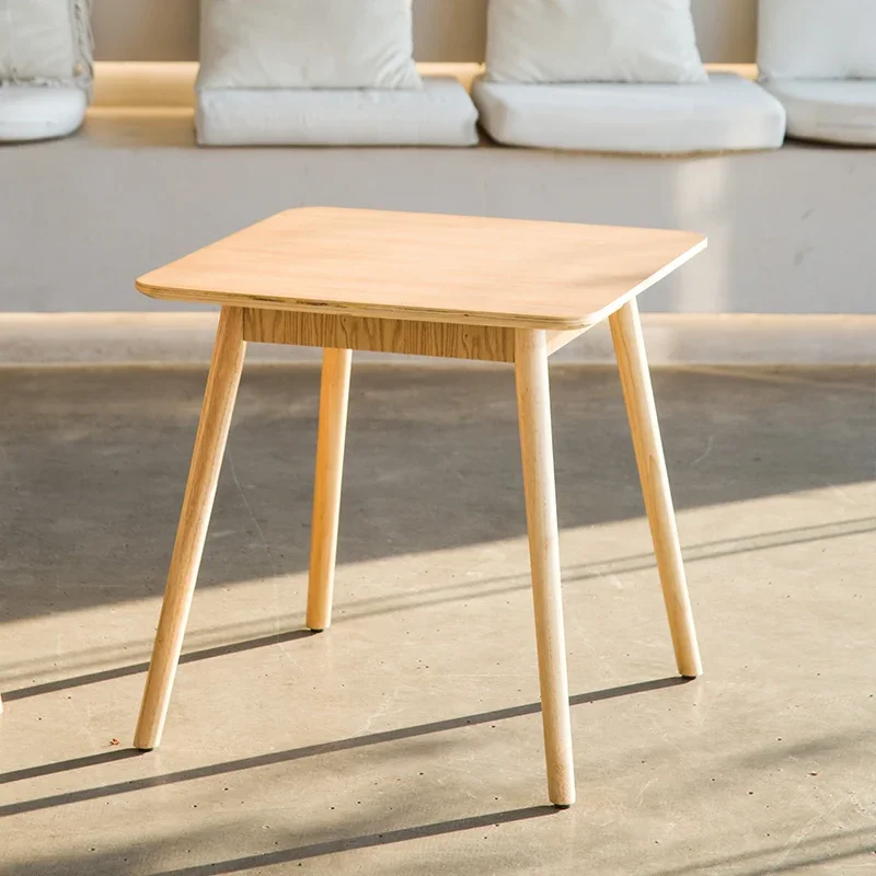 كرسي أريكة مقهى من القماش بتقنية الرياح من سجل واحد، كرسي صغير كريمي على طراز وابي سابي #3