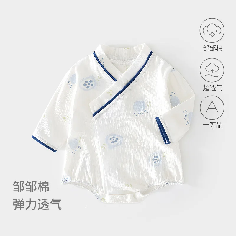

Newborn Baby Rompers Romper Zou Zou Cloth Summer Baby Summer Thin Triangle Rompers Jumpsuit Infant