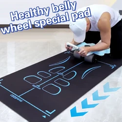 Yoga Mat For Abdominal Wheel Home Anti-slip Shock Absorber Mute Exercise Floor Mat Reusable Thickened Kneeling Mat