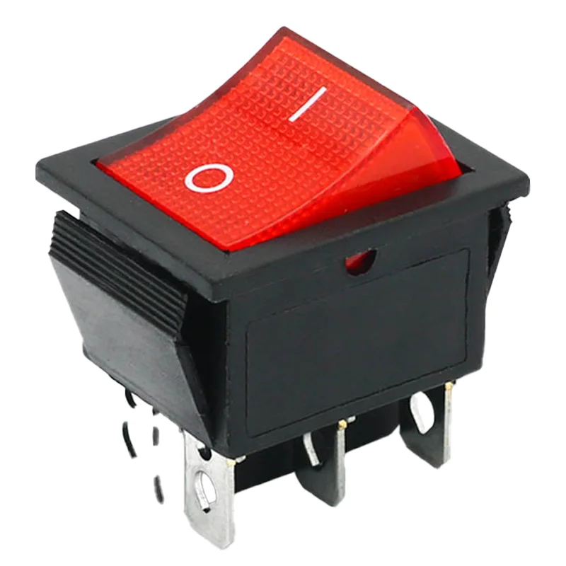 KCD4 Rocker Switch ON-OFF 2 Position 4 Pins /6 Pins Electrical equipment With Light Power Switch