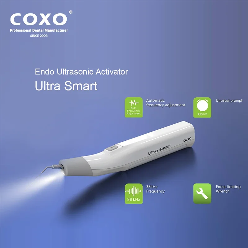 COXO Ultra Smart Endo Ultrasonic Activator Wireless LED Ultrasonic Activator For Endodontic Root Canal Irrigation