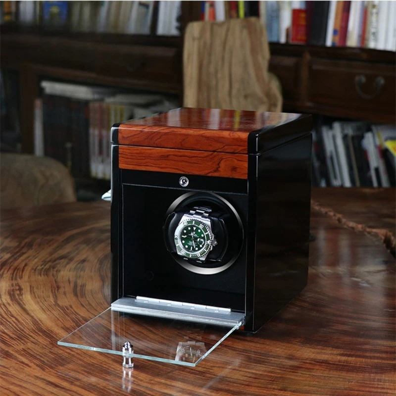 Winding device watch box, watch turner watch packaging box