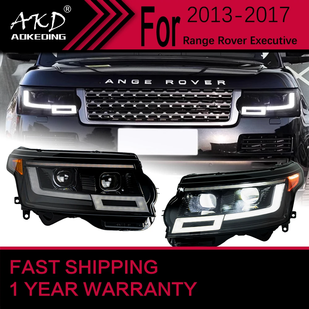 Luci per auto per Range Rover Executive LED Headlight 2013-2017 Range Rover Head Lamp Drl obiettivo del proiettore accessori au