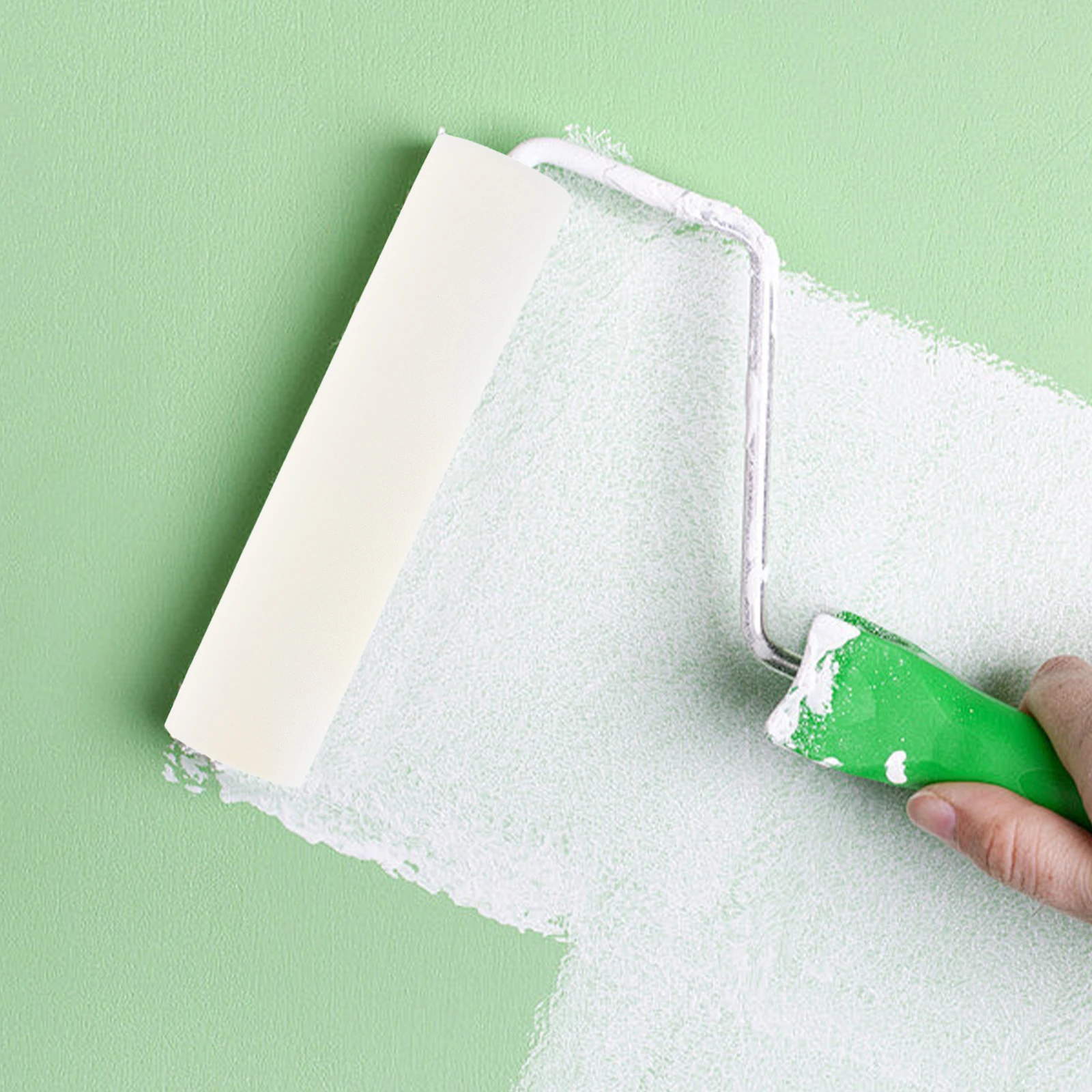 10pcs Sponge Rollers For Painting, Wall Ceiling Paint Roller Kit, Foam Brush Roller Replacement, Portable Painting Tools For