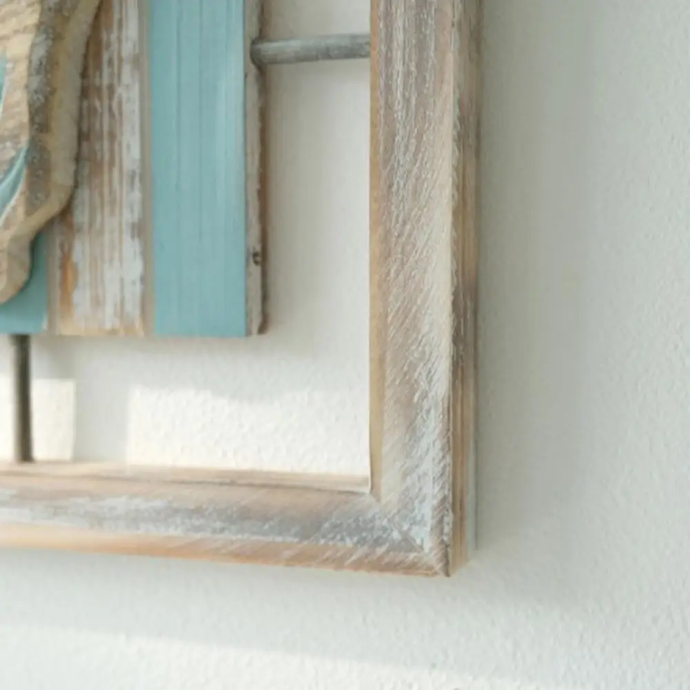 Coastal Wall Art Decor Bathroom Beach Theme Decor 3d Coastal Wall Art Set Distressed Wooden Frame Decor Ocean for Bedroom