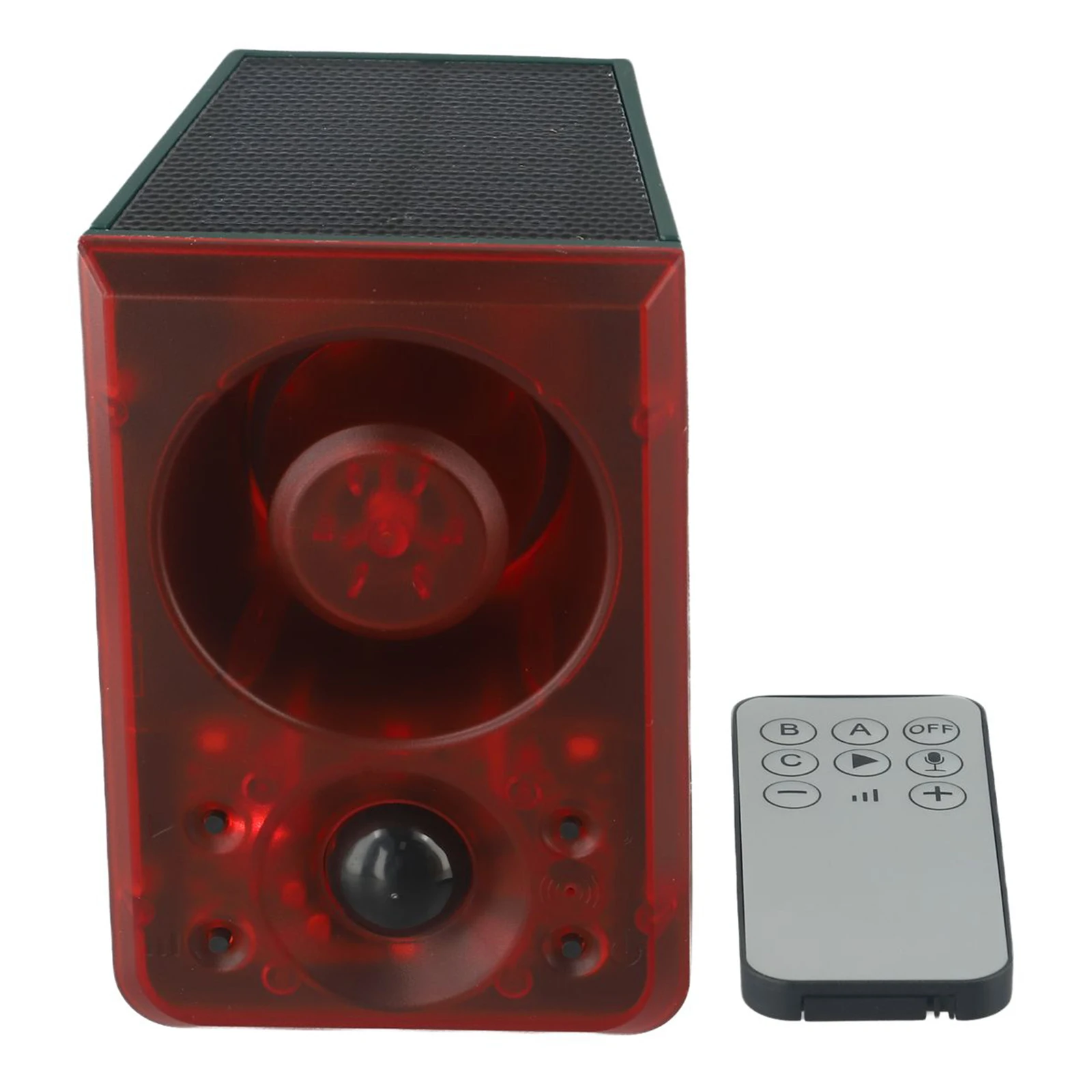 1pc allarme sensore di movimento esterno solare per laghetto agricolo frutteto rilevamento a infrarossi suono luce allarme luce accessori per utensili elettrici