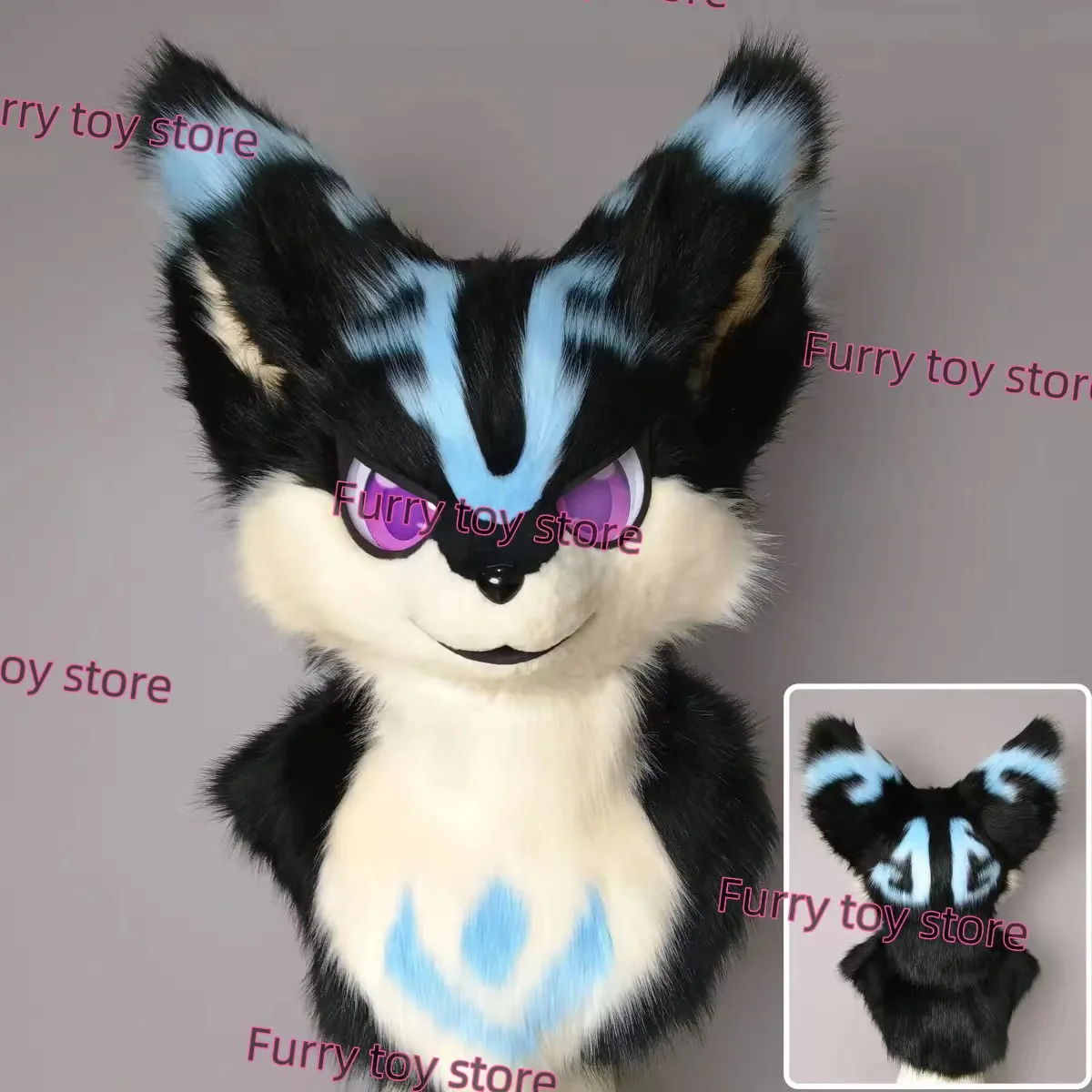 Fursuit Headsets Cute Furry Cosplay Dog Wolf Head Costumes Customized Fursona Head Comiket Furries Doll Kig Series Kawaii Animal