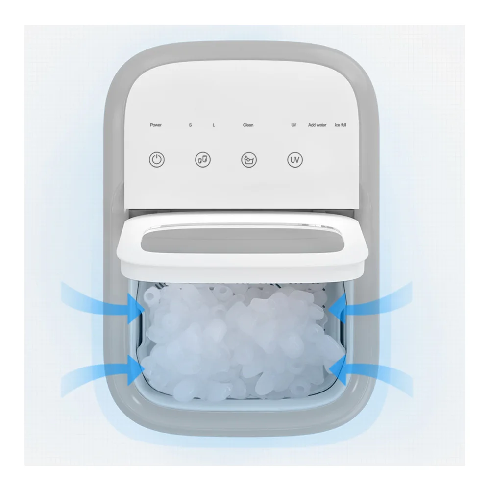 ماكينة صنع الثلج المنزلية الصغيرة مع ماكينة صنع الثلج الذكية كتم الصوت ماكينة صنع الشاي والحليب التجارية #2