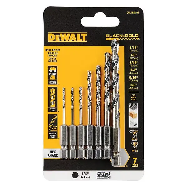 7 PC Set Black & Gold Impact Ready Set