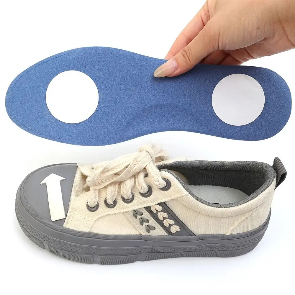 4pcs Inserts Non-slip Fixed Stickers Accessories Rotundity Insole Fixing Patch Double Faced Adhesive Tape Oil Paper