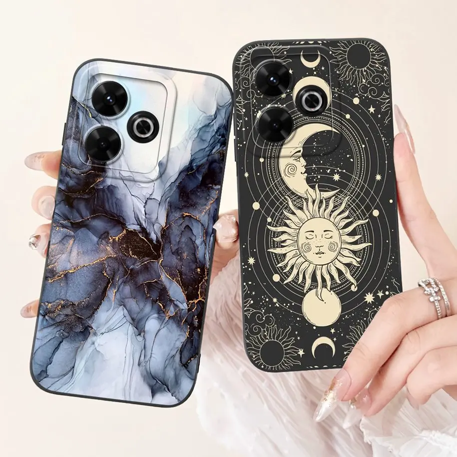 For Xiaomi Redmi 13 Case 6.79 inch Cool Fashion Painted Camera Protection Soft Silicone Phone Cover For Xiomi Redmi 13 4G Fundas