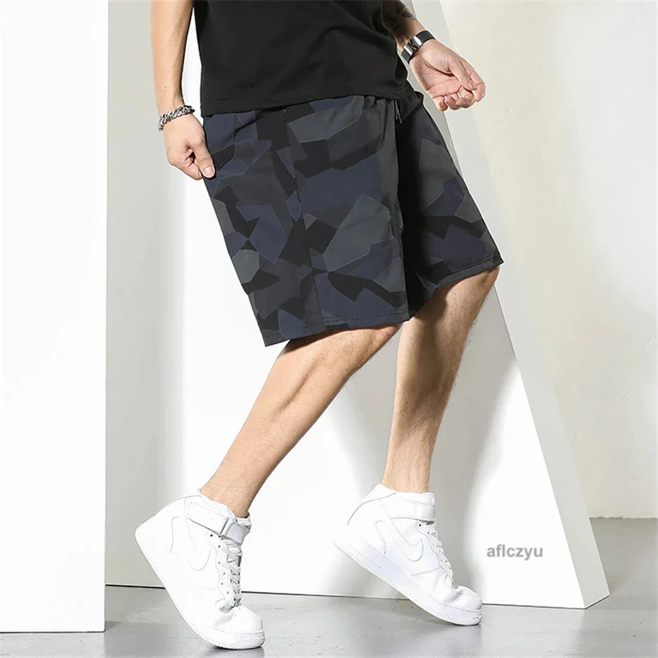 Summer Shorts Men Camouflage Short Pants Plus Size 6XL Fashion Casual Camo Male Big Bottom