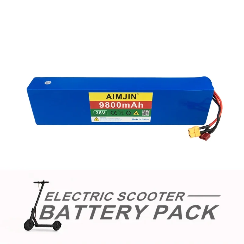 10S3P 36V 9800mAh Lithium ion Rechargeable Replacement 18650 Battery Pack 350W 500W ,Suitable for Kugoo High-power Batteries