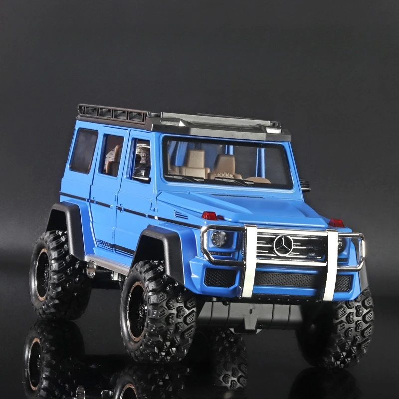 1:24 G Legierung Auto Modell Doppel Spray Geländewagen Simulation Metall Sechskant Absorber Diecast Legierung Auto Modell Sammlerstück