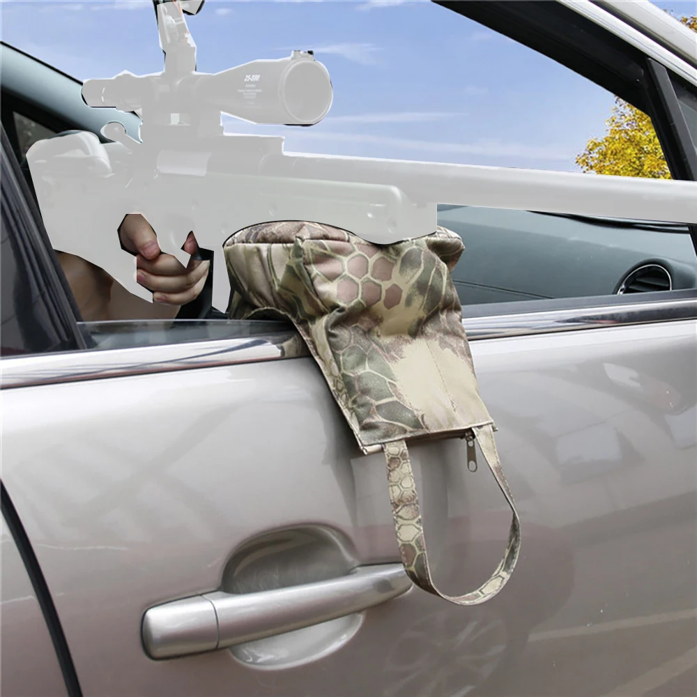 1 قطعة 600D أكسفورد القماش سيارات نافذة جبل بندقية بقية حقيبة صيد بندقية دعم الرمل بندقية مقعد الراحة حقيبة لاطلاق النار الهدف #2