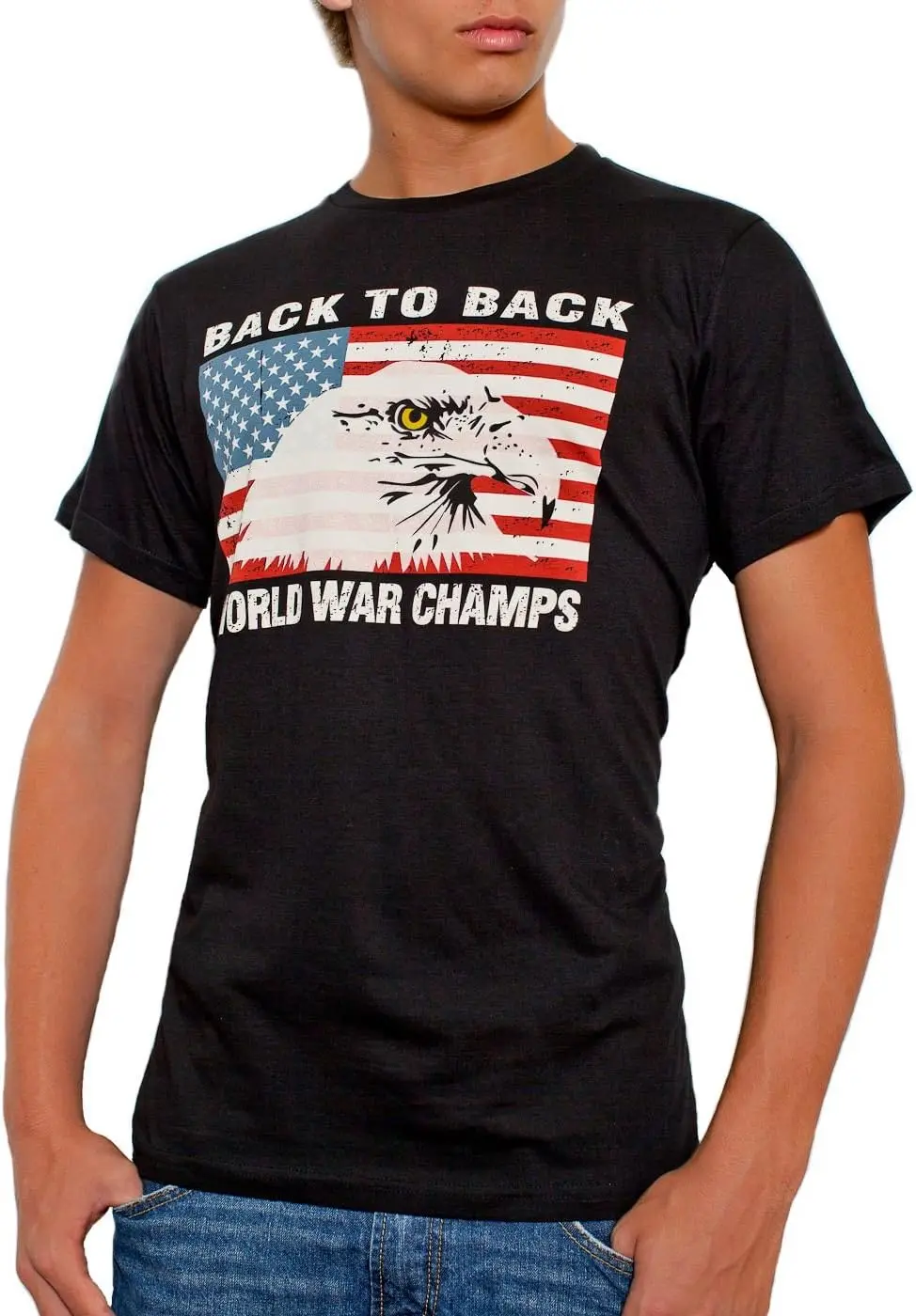 

Eagle USA Men's T-Shirt Black