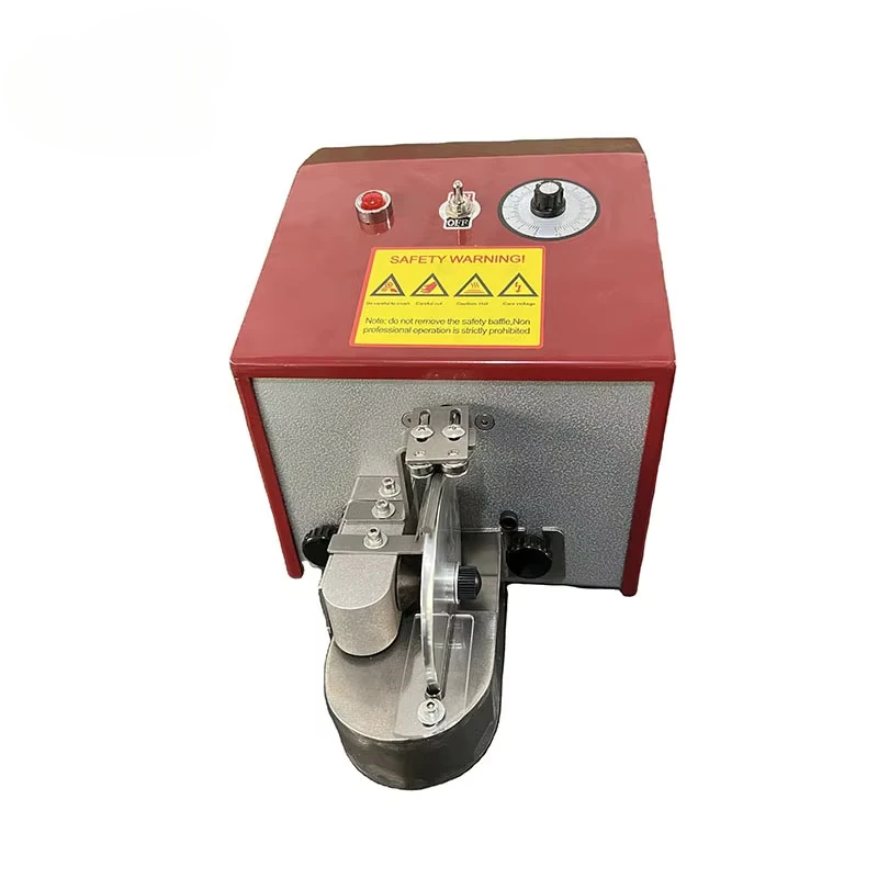 Green cloth brand-03A speed control device semi-automatic single-sided leather oil edge cutting machine