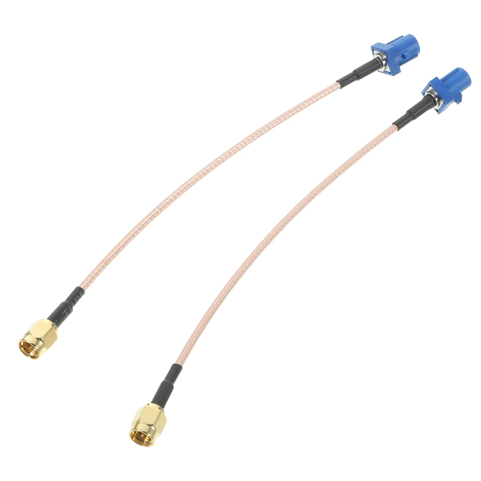 

2Pcs C Type Sma Male to Plug Car Antenna Adapter Cable for Vehicle Marine Gprs Stable Signal Transmission Car Supplies