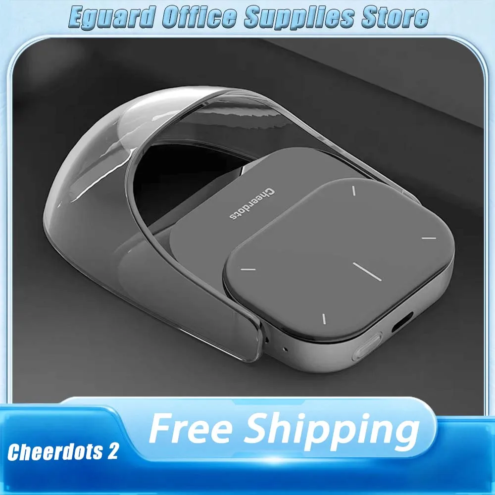 CheerTok Cheerdots 2 Wireless Touchpad AI Recording ChatGPT Enabled Mouse All-in-one Pocket AirMouse Custom Presenter Phone Remo