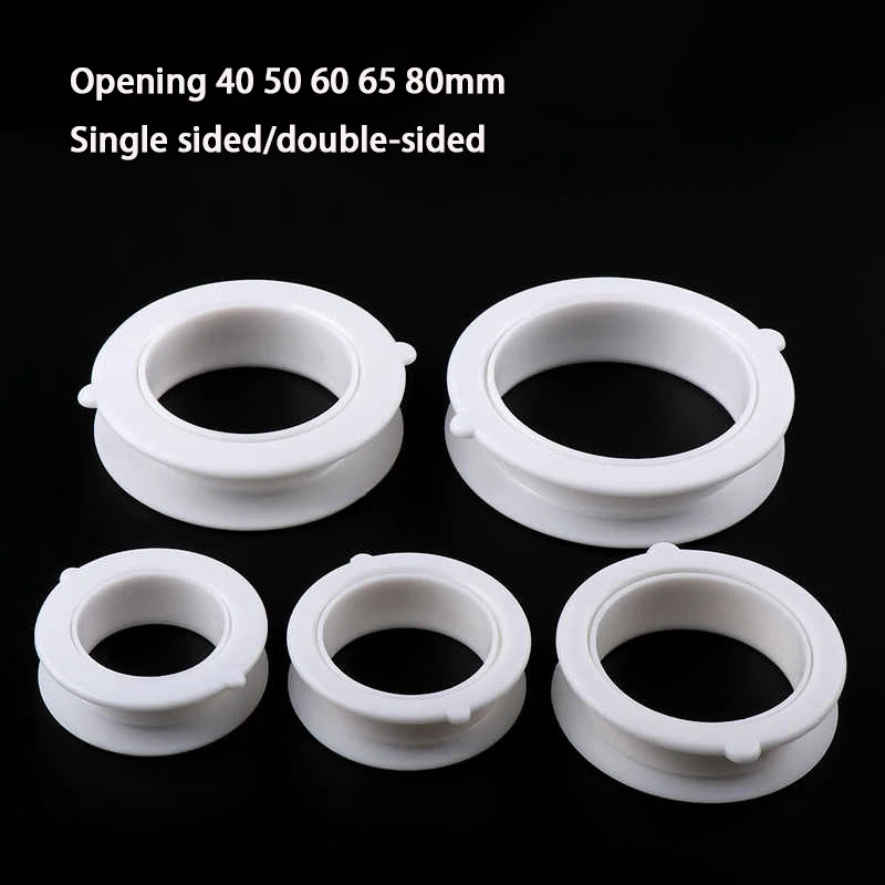 

2/10Pcs Single/Double-Sided Plastic Water Outlet Drain Ring Water Pipe Hole Cover Decorative Cover Drain Ring Opening Cover Plug