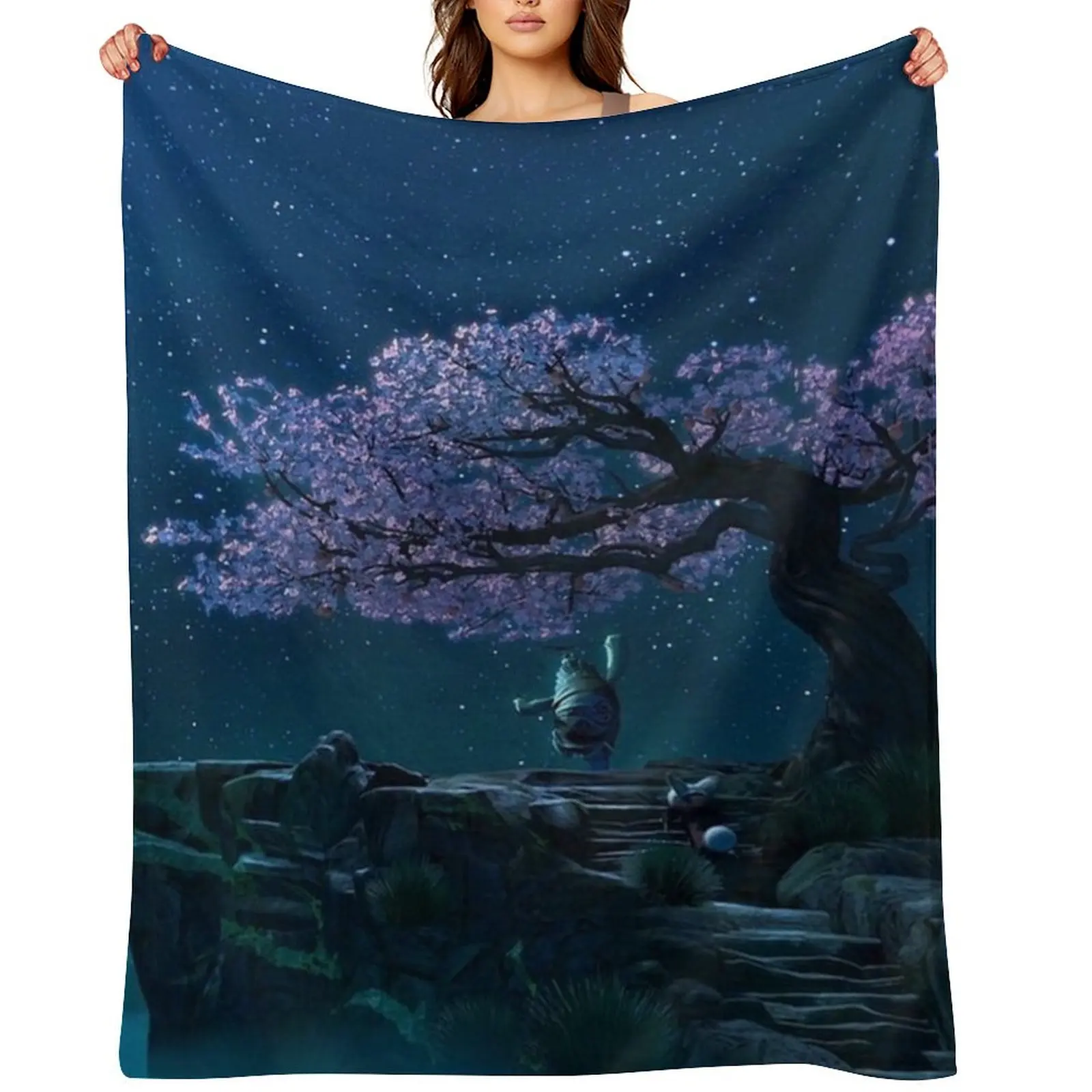 

Master Oogway Throw Blanket Plaid warm winter Decoratives Fashion Sofas Blankets