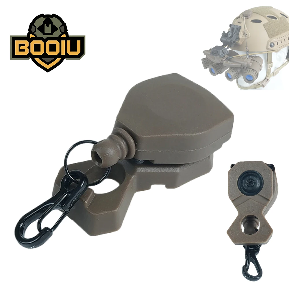 BOOIU Lanyard Night Vision Anti-lost Rope Tactical Gear NVG Base Safety Anti Lost Rope Mount Telescopic Anti-lost Rope Tactical