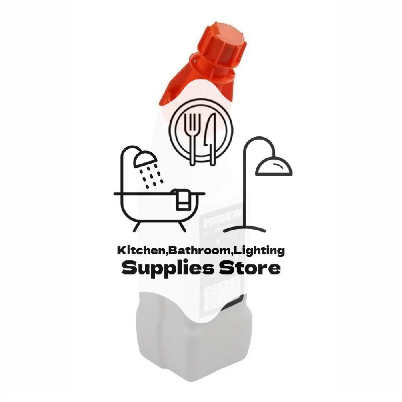 2 Stroke 1L Fuel Mixing Bottle Plastic Petrol Oil Ratio Mix Container Leak Proof For Chainsaw Lawn Mower Garden Engine Use